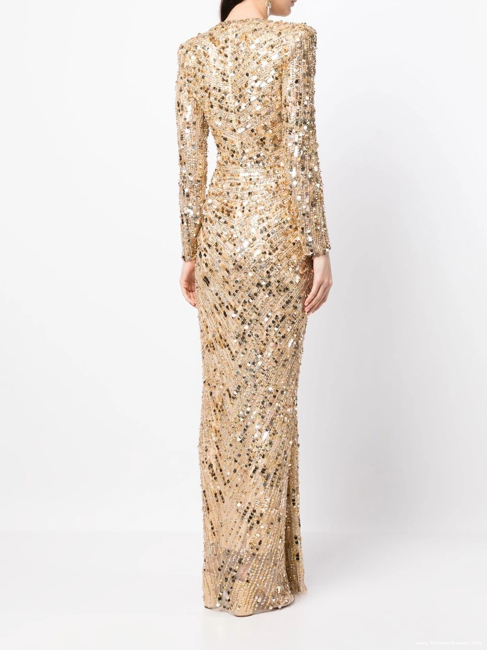 Affordable Packham sequin-embellished gown Gazelle Women Jenny 0408